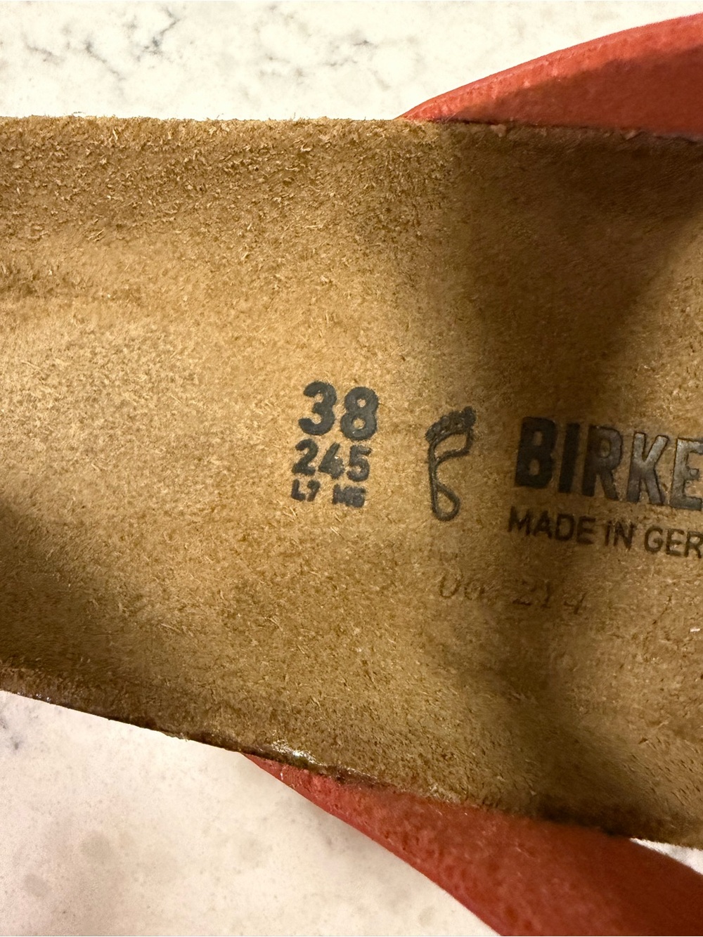 NWOT Birkenstock Mayari Sandals in Shiny Burnt Orange - Picture 6 of 6